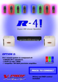 PANEL OPCIONES R-4 sin precio english